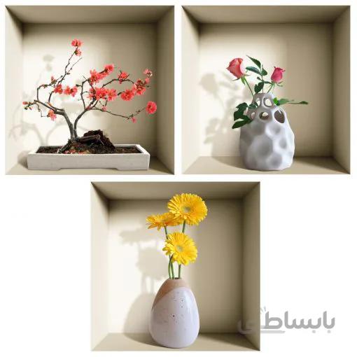 استیکر 33cm طاقچه مجازی مدل VS04 – پک ۳ عددی – تمام چسب
