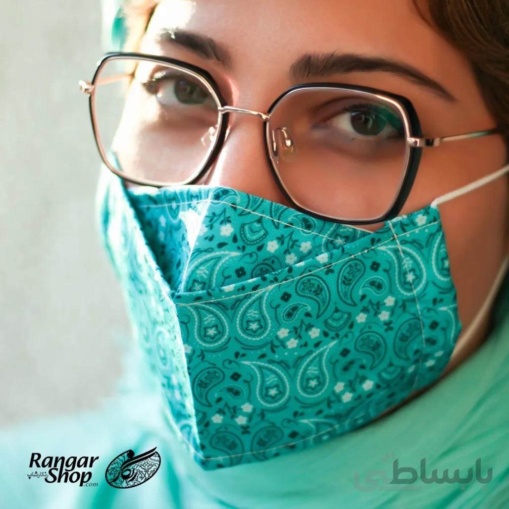 ماسک فیلتردار طرح بته جقه