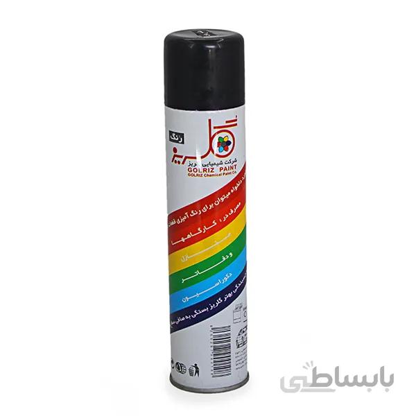 اسپری رنگ مشکی براق گلریز