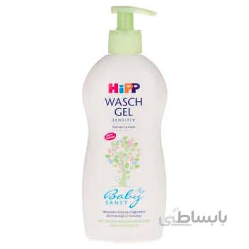 ژل شستشوی سر و بدن کودکان هیپ مدل Sensitiv حجم 400 میلی لیتر ا Hipp Sensitiv Skin And Hair Washing Gel For Kids 400ml