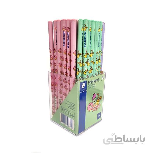 مداد مشکی استدلر پاستلی