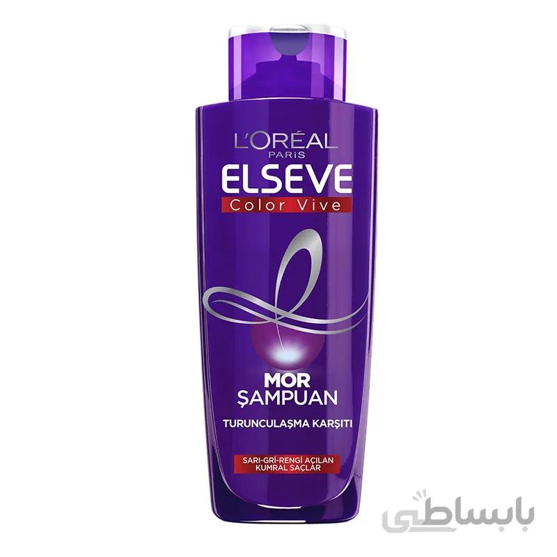 شامپو ضد زردی لورآل LOREAL ELSEVE مناسب موهای دکلره شده و بلوند ۲۰۰ میل