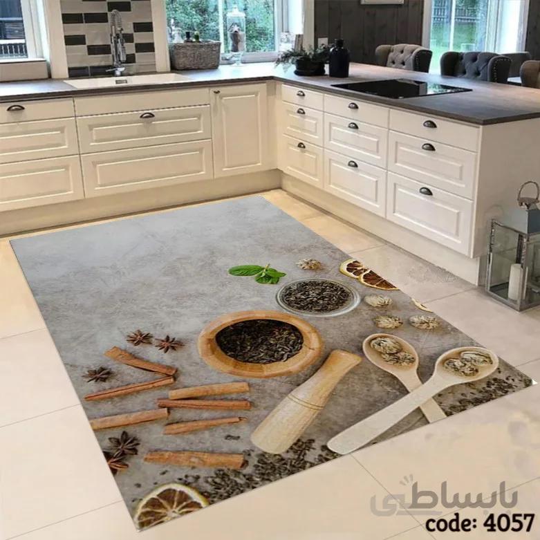 فرشینه اشپزخانه طرح قاشق ادویه 16-4057