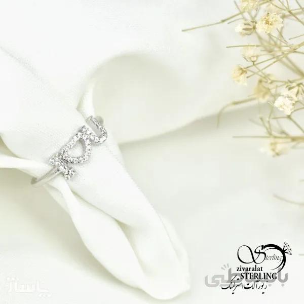انگشتر نقره زنانه طرح I LOVE YOU کد 702569