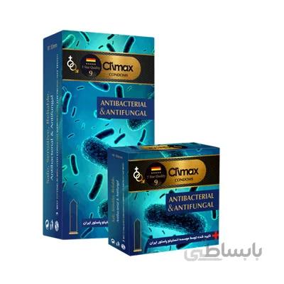 کاندوم مدل آنتی باکتریال کلایمکس 12 عددی ا CLIMAX condom