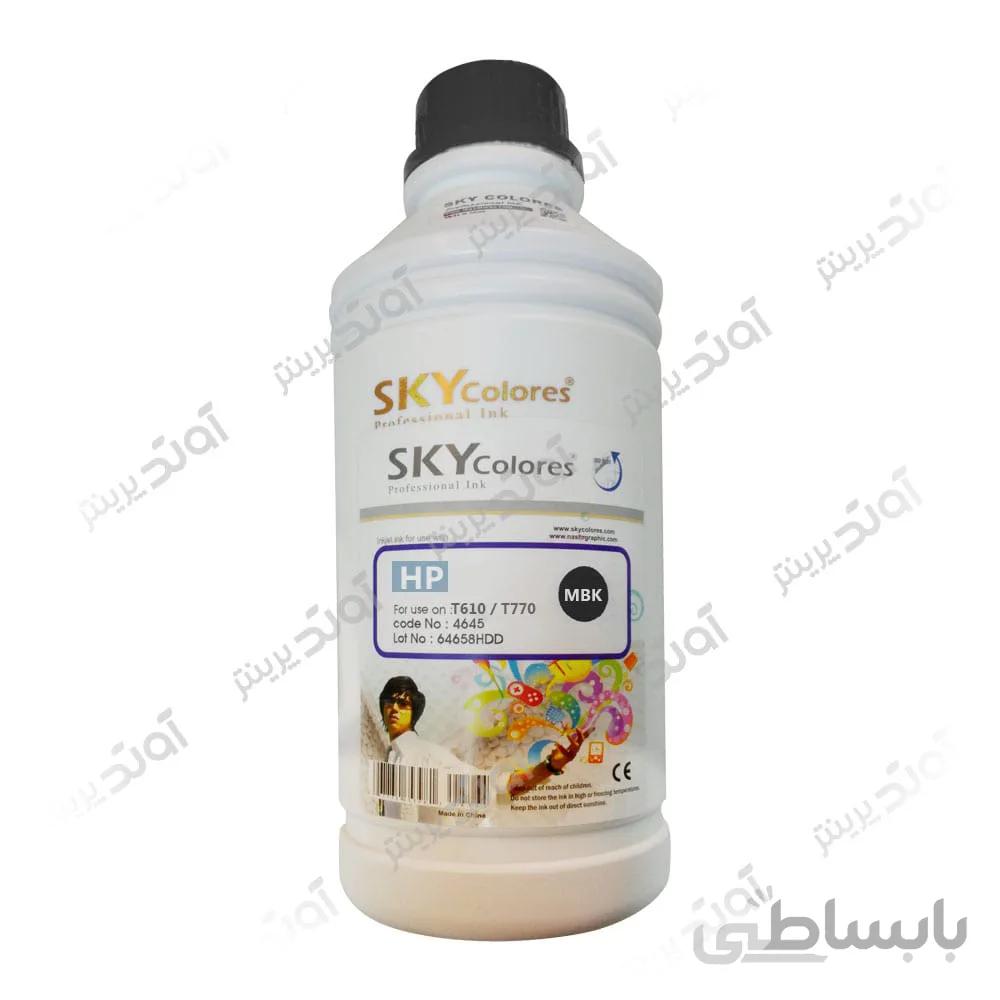 جوهر پلاتر یک لیتری رنگ مشکی HP T610/T770 اسکای کالرز MBK