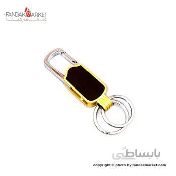 جاکلیدی دو حلقه طرح چوب