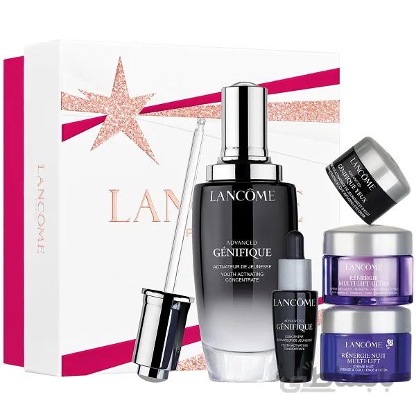 پک روتین لانکوم Lancome | سرم ژنفیک GENIFIQUE حجم ۱۱۵ میل | کرم شب و روز رینرژی + سرم و دور چشم