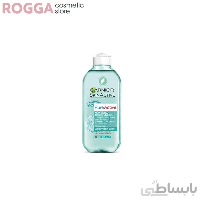 میسلار واتر گارنیر مدل Pure Active حجم 400 میلی لیتر