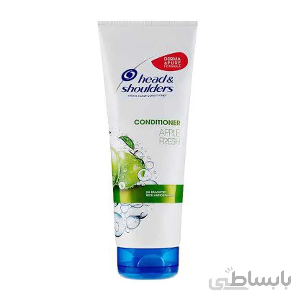 نرم کننده تیوپی هد اند شولدرز مدل apple fresh با حجم 220 میلی لیتر ا Apple fresh head and shoulder softener model volume 220ml
