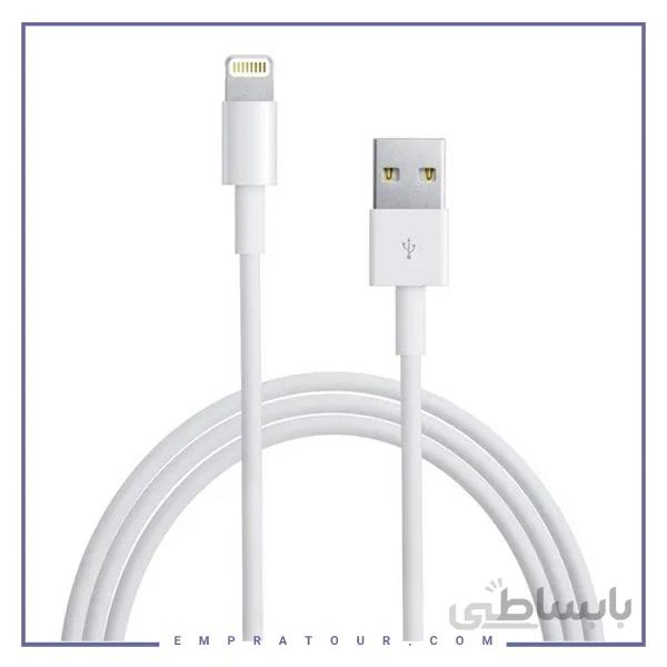 کابل تبدیل USB به لایتنینگ اورجینال چین 1 متر Lightning to USB Apple A1480