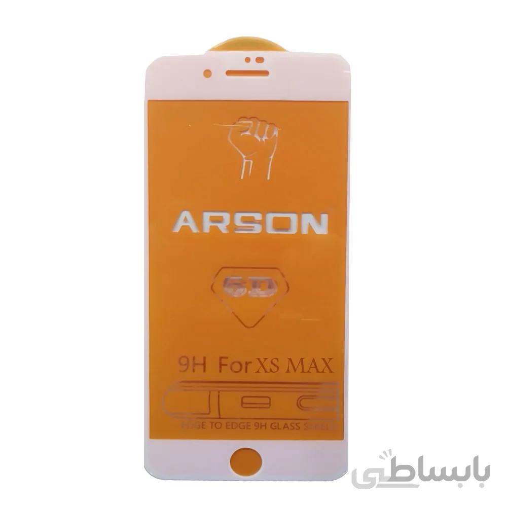 محافظ صفحه Glass Screen Protector Arson 6D Iphone XS Max