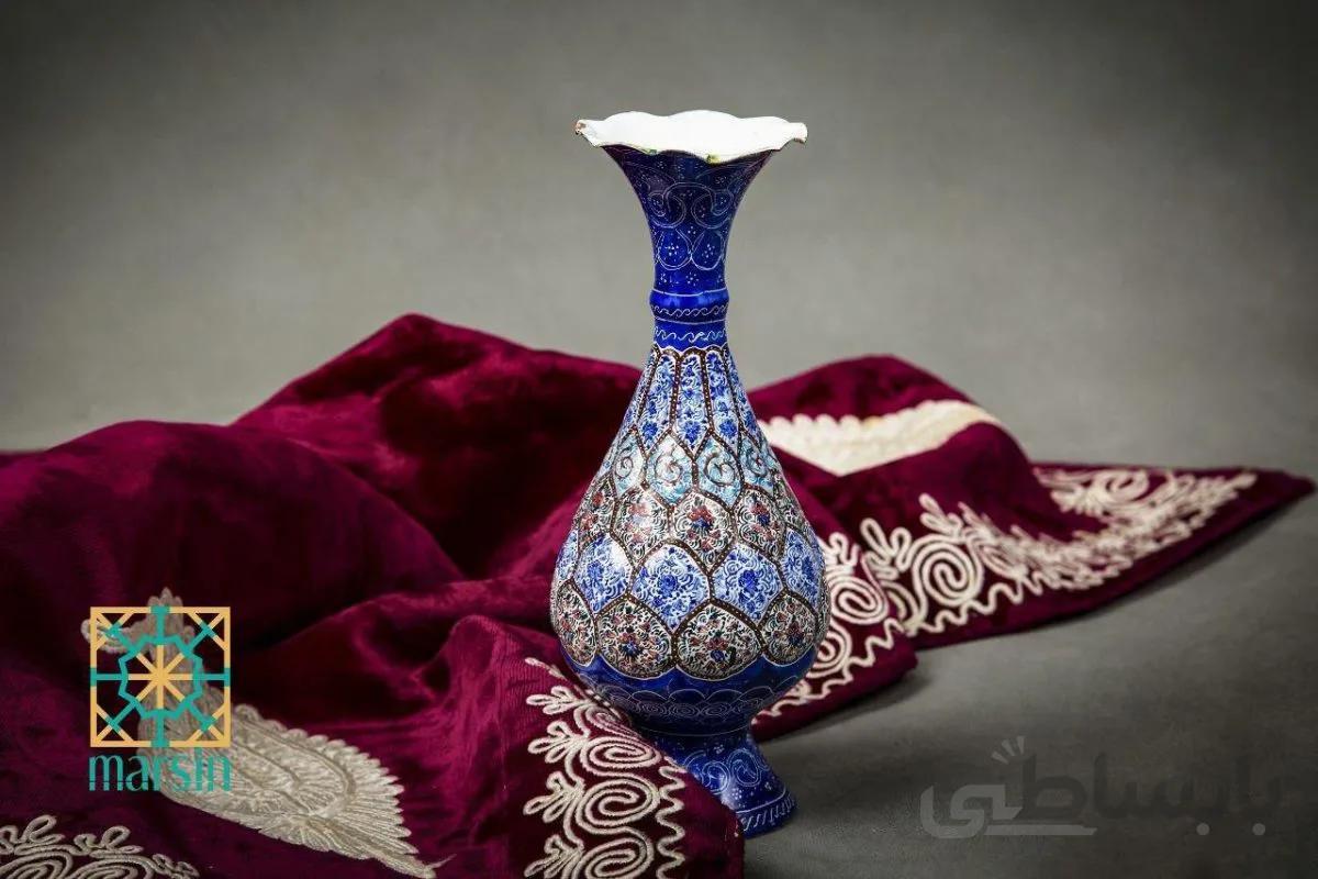 گلدان میناکاری کد 22