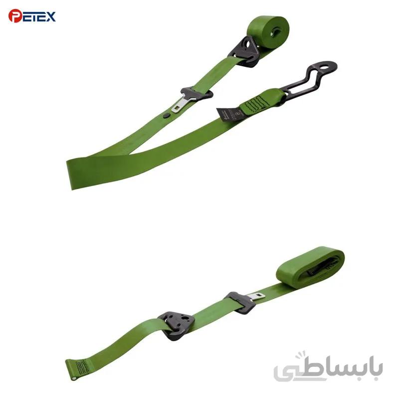 نوار کمربند ایمنی تکمیل شده جلو پژو ۲۰۶ ، پژو ۲۰۷ و رانا رنگ سبز ارتشی ( زیتونی ) بسته ۲ عددی