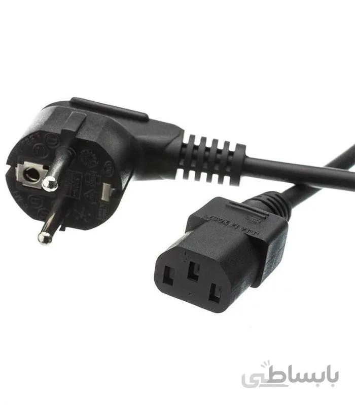 کابل برق سه پین منبع تغذیه کامپیوتر تسکو مدل TC 84 طول 1.5 متر