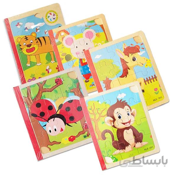 پازل چوبی کتابی قطعه کوچک