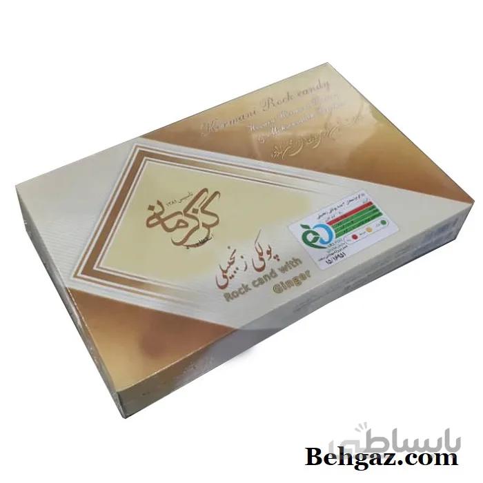 پولکی زنجبیلی گز کرمانی – 450 گرم
