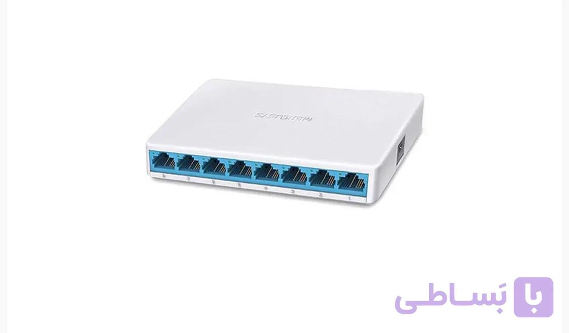 سوییچ 8 پورت مرکوسیس مدل MS108