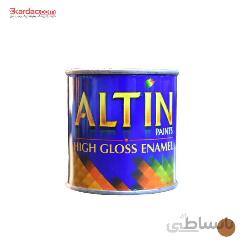 رنگ روغنی طلایی براق آق‌رنگ پایه حلال کد 170 ا Ak Renk Glossy Gold Oil Paint, code170