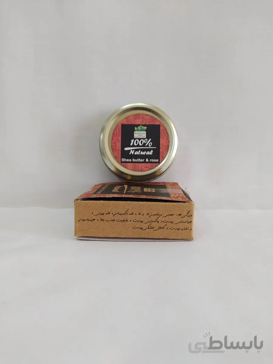 کرم شی باتر و رز طبیعی 50 گرمی بیوالیکسیر