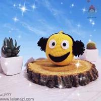 عروسک بافتنی آویز ایموجی ( کد 90009 )