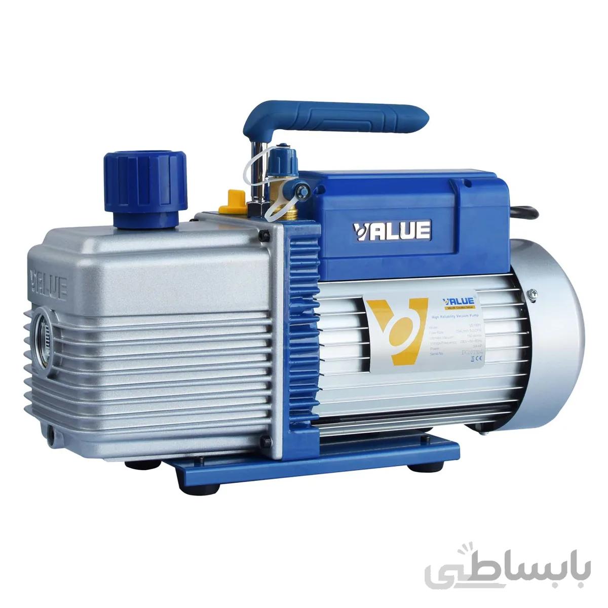 پمپ وکیوم (خلا) تک مرحله ای ولیو مدل VE180N با توان 3/4 اسب بخار