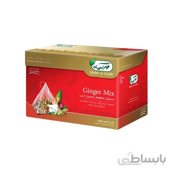 دمنوش زنجبیل مهر گیاه