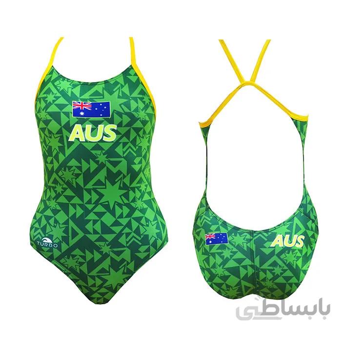 مایوی شنای زنانه توربو Australia Thin Strap ا Turbo women swimsuit Australia