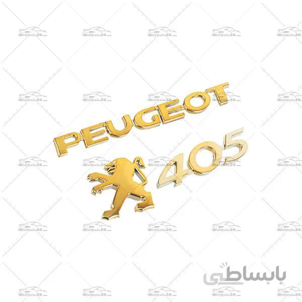 مجموعه لوگوی طلایی عقب پژو 405 سام اسپرت