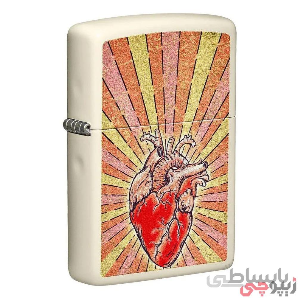 فندک زیپو اصل کد ۴۹۳۹۷ – Origianl Zippo Heart Design