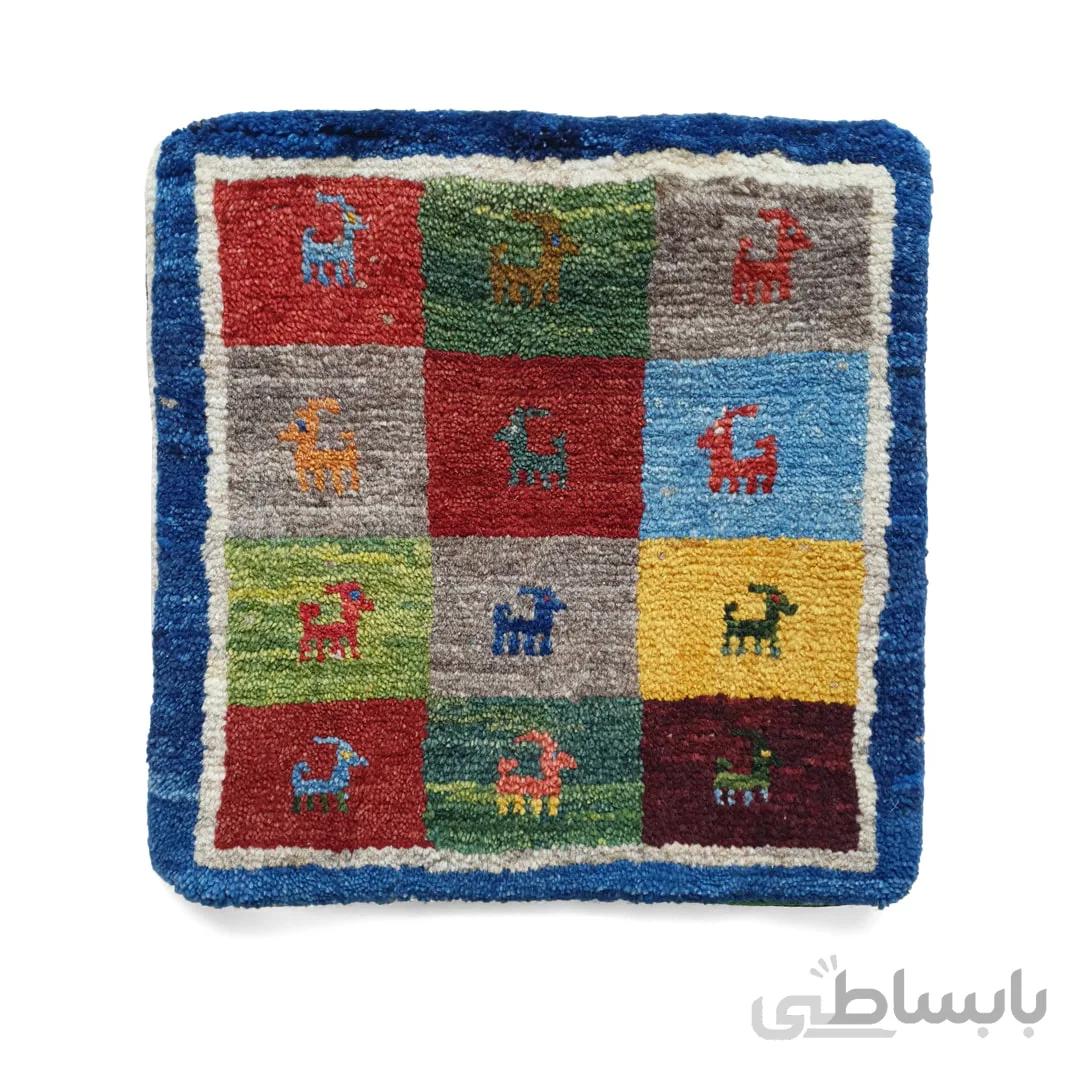 کوسن گبه طرح کاشی - 40×40 سانتی