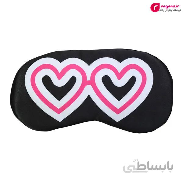 چشم بند کمپرس دار طرح قلب کد R215315