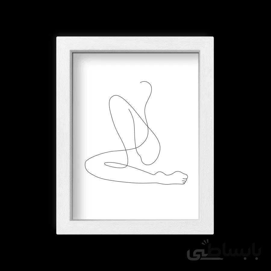 تابلو مینیمال زن