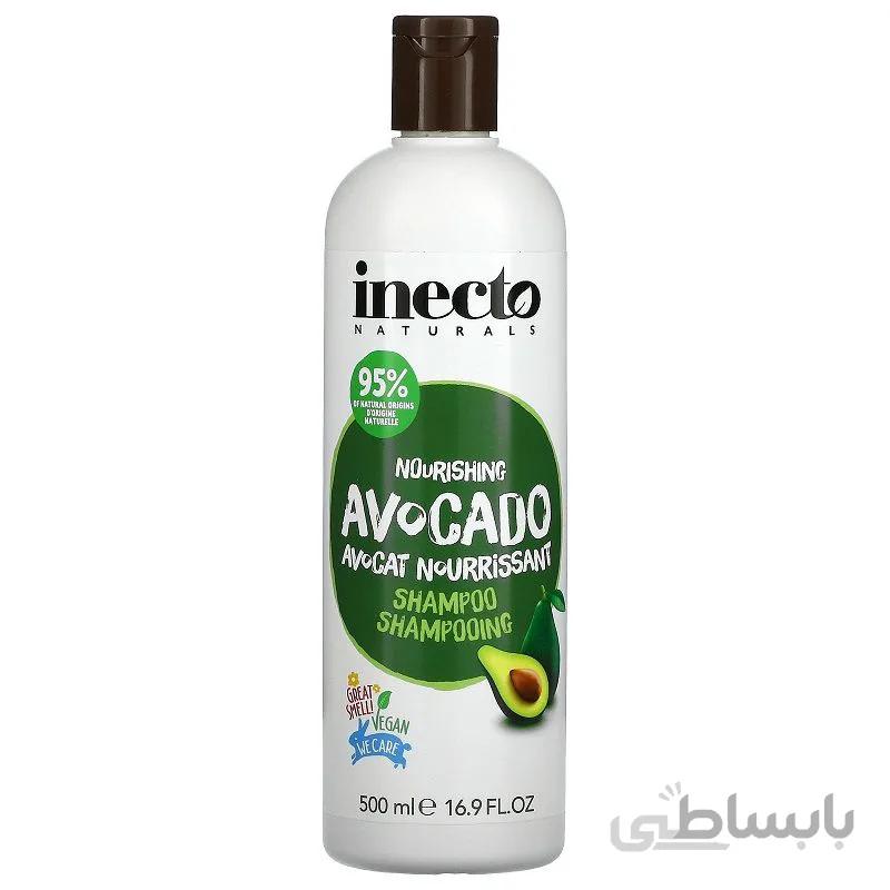 شامپو تغذیه کننده آووکادو اینکتو Inecto حجم 500 میلی‌لیتر