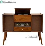 گرامافون پایه دار لوتوس مدل 9799 ماهگونی
