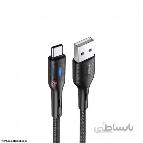 کابل تایپ سی قطع کن هوشمند 1.2 متر USAMS US-SJ460