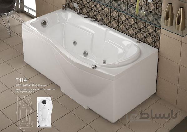 وان حمام Tenser مدل T114 سایز 147*78*58