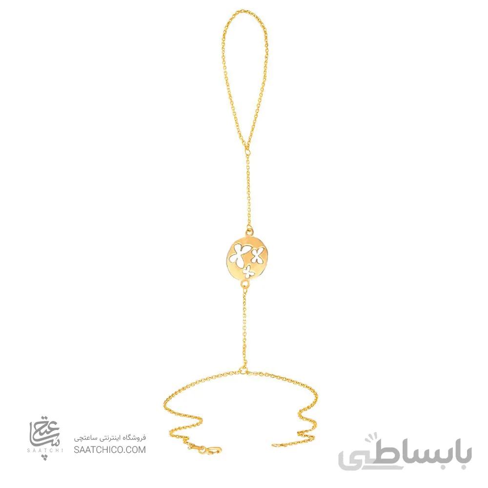 تمیمه طلا زنانه طرح پروانه کد LT417
