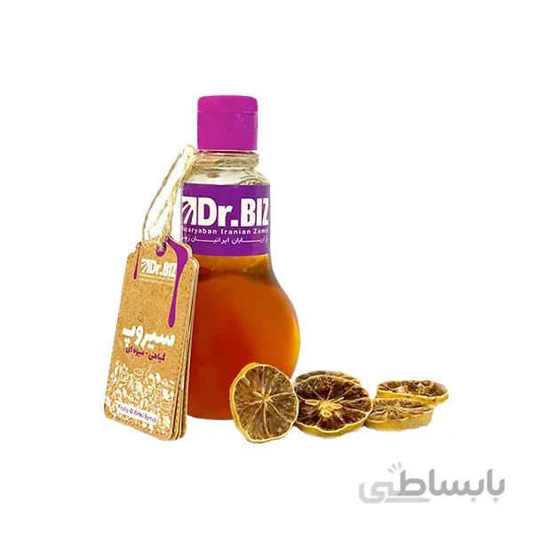 سیروپ گیاهی میوه ای با طعم لیمو عمانی