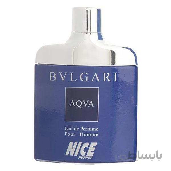 ادو پرفیوم مردانه نایس مدل Aqva Bvlgari حجم 85 میلی لیتر ا Nice Aqva Bvlgari Eau De Perfume for Men 85ml