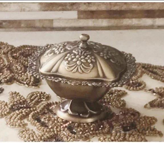 قندان آنتیک مربع اسکار
