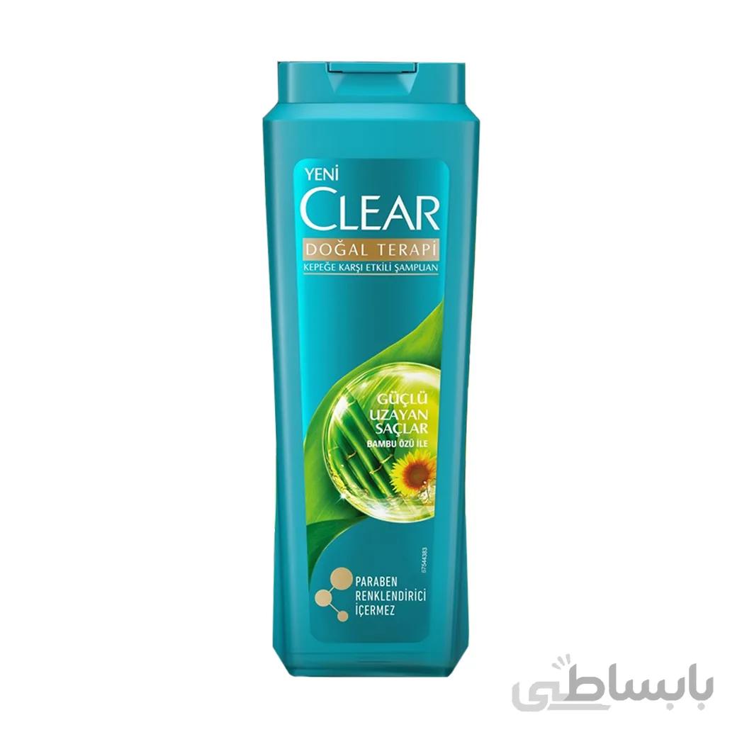 شامپو ضد شوره کلیر مناسب آقایان مدل DOGAL TERAPI حجم 600 میل ا CLEAR SHAMPOO For men DOGAL TERAPI 600ml