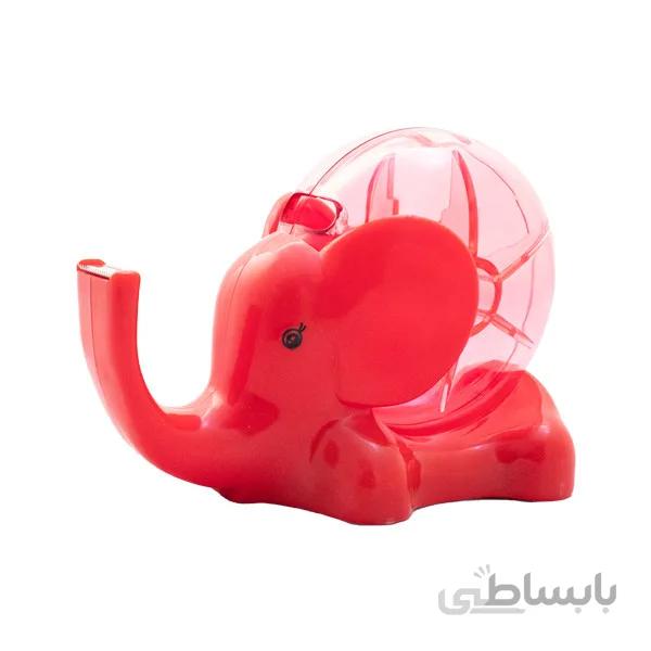 پایه چسب فیلی قرمز نگین