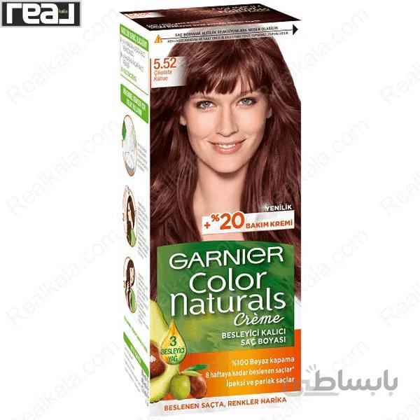 کیت رنگ مو گارنیر گارنیه شماره 5.52 Garnier Color Naturals