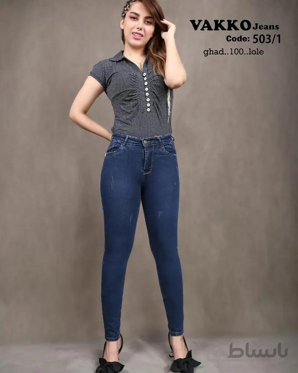 شلوار جین سوپرکش ترک قد 95 و 100