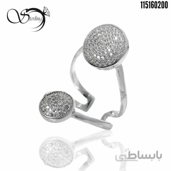 انگشتر نقره زنانه کد:۲۱۲۰
