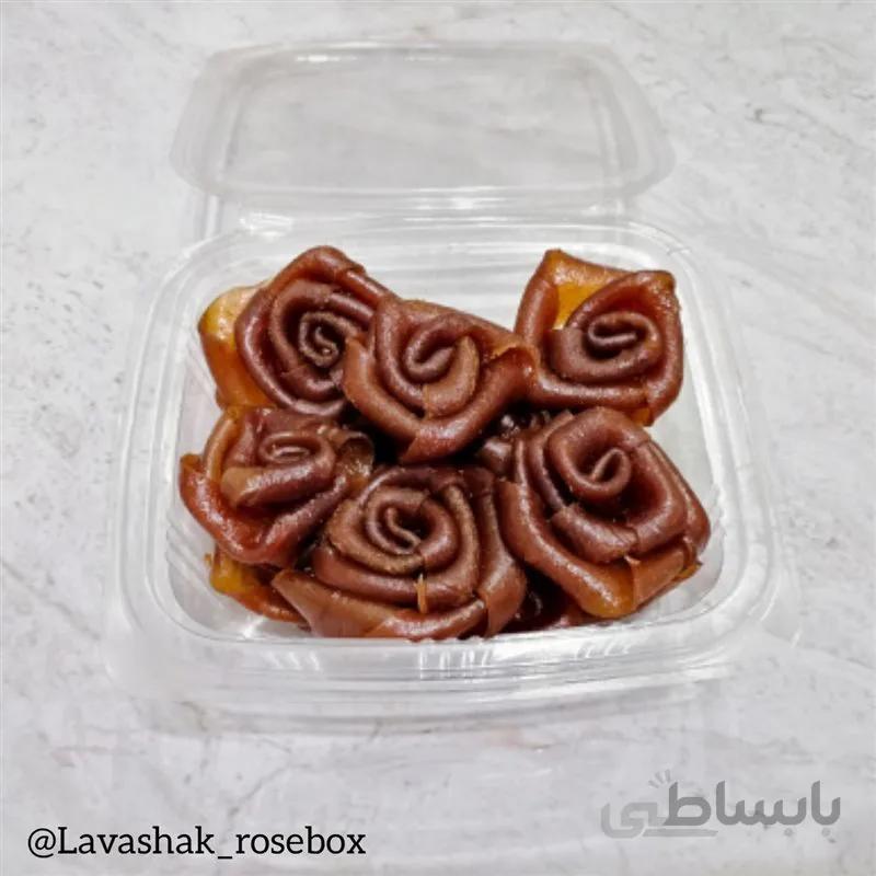 لواشک هفت میوه طرح گل رز خوشمزه و خوش طعم کد 13493505772