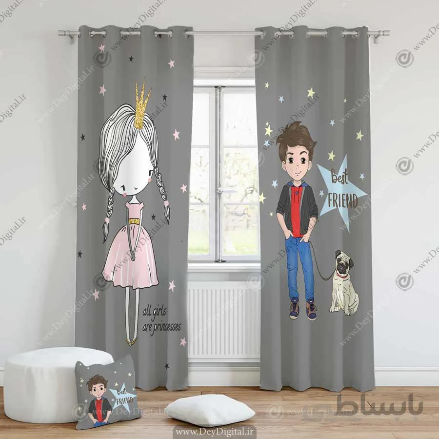 پرده اتاق کودک pk-2649