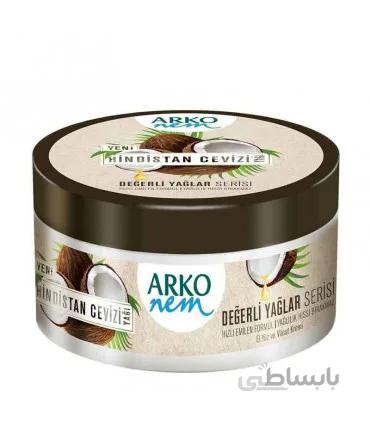 کرم مرطوب کننده آرکو نم حاوی روغن نارگیل حجم 250 میل