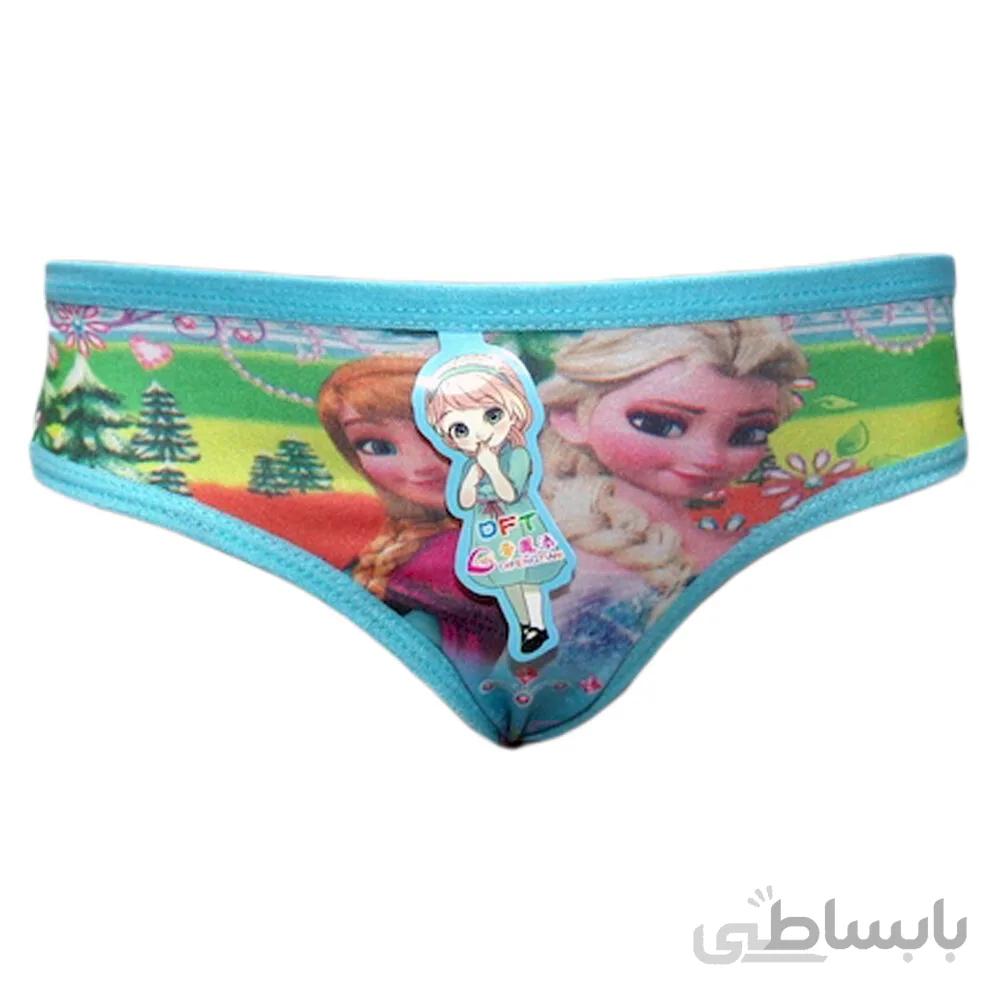 شورت استرج اسلیپ دخترانه طرح آنا و السا